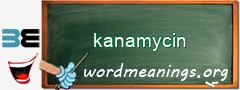 WordMeaning blackboard for kanamycin